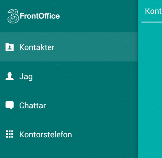 Android Använder du Android klickar du på Kontorstelefon.