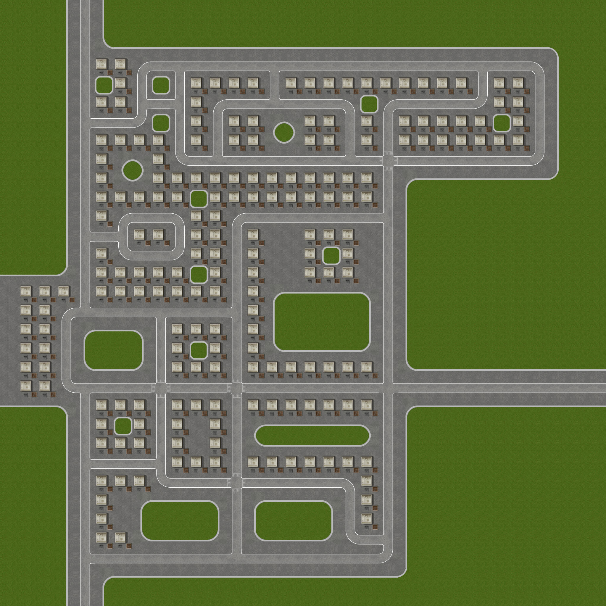 Koordinat 0,0 Koordinat 2047,0 Koordinat 0,2047 Koordinat 2047,2047 Graﬁken bygger på City Street Tileset Free som är skapat av James Arndt (Se http://www.youtube.com/watch?