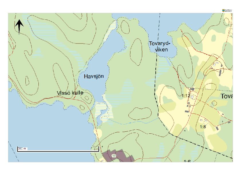 HAVSJÖN Några km utanför Bredaryd ligger Havsjön som förbinder Annebergssjön med Tovarydssjön.