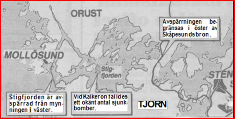 Instängd Chanslös Björholmen (GT) Instängd! U-båten Stigfjord, mellan Orust och Tjörn, har inne chans att ta sig ut.