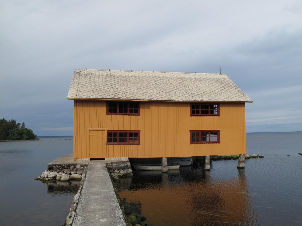 Byggnadsminnet Båthuset Skagersholm Finnerödja socken, Laxå kommun, Västergötland Underhållsarbeten