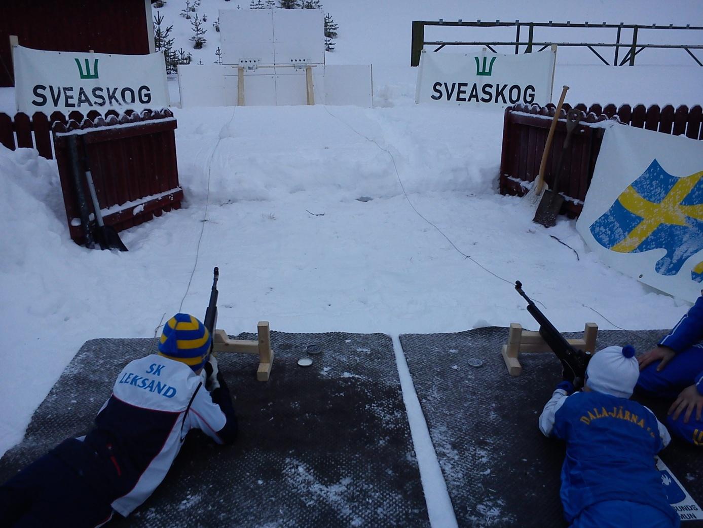 Luftgevär kräver givetvis samma säkerhetstänkande och rutiner men är mycket enklare att hantera för en förening. Det kräver inte en stor skjutvall utan en avgränsad plats med kortare avstånd.