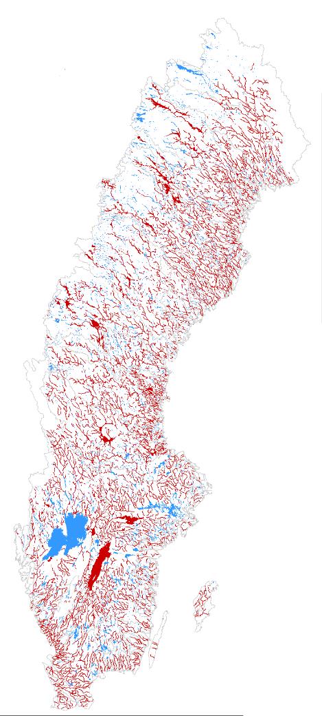 karaktärisering och fysisk påverkan Bättre ordning på data avseende hydromorfologiska påverkanstryck och fysisk påverkan, men mycket återstår.