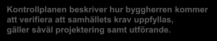 organisation Vilka kontroller Omfattning Hur kontroller utförs Vem som utför kontroller Anmälningar till byggnadsnämnden etc