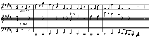 Sats nr 5, Trauer-Marsch, har den typiska punkterade sorgemarschrytm, som vi känner igen från Beethovens Eroicasymfoni och Chopins b-mollsonat. Det är violan och cellon som delar på huvudrollen.