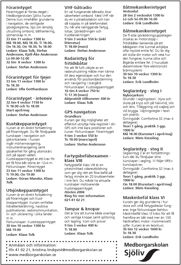 Glädjande nog kan man i en skrivelse från Teknik & Idrott 24 nov 2005 notera att den bedömda genomsnittliga höjningen av båtplatsavgifterna för att täcka kapitaltjänst-kostnaderna för framtida