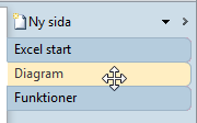Sidor - Infoga nya sidor Sidor Infoga nya sidor Det finns flera sätt att infoga nya sidor Klicka till höger om arbetsytan på länken Ny sida För musen till kanten mellan arbetsytan och sidflikarna på