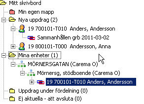 4 Svara Nej på frågan om meddelande ska skickas till berörda personer, när det gäller överlagda