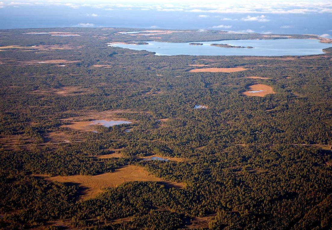 Exempel 2: Kalkstensbrytning på Gotland Bästeträsk N2000 Tvärlingsmyr Bräntings haid N2000 Ojnaremyr Gotland 2014-10-01 Kalmar Brutmyr Tre
