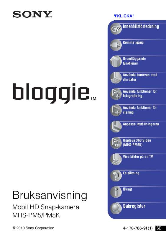 Du hittar svar på alla dina frågor i instruktionsbok (information, specifikationer,