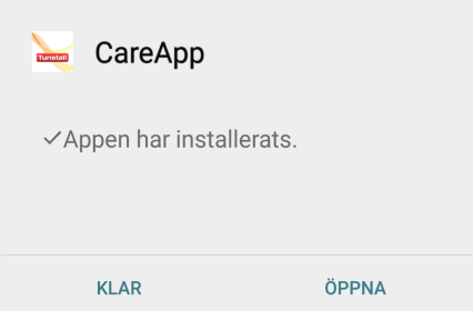 12 DE TES-MOBIL Tryck NÄSTA några gånger tills det istället står INSTALLERA, tryck på det för att gå vidare. Har det aldrig installerats appar tidigare på er mobiltelefon så kan denna ruta komma upp.