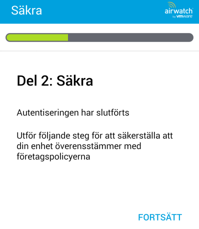 6 DE TES-MOBIL På raden Server skriver ni: mobile.orebro.se. På raden Grupp-ID skriver ni: lov. Tryck sedan FORTSÄTT.