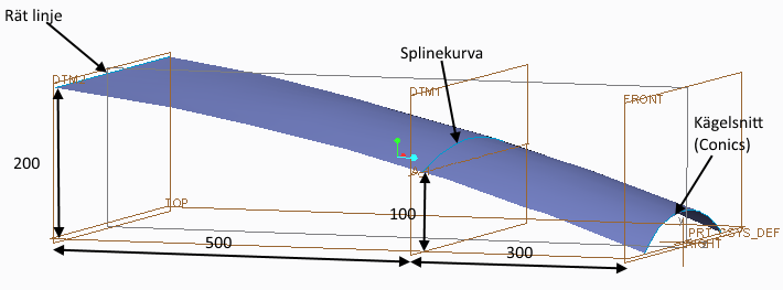 Datorstödd konstruktion fortsättningskurs, TM051B Tentamen: Del 2-3D CAD modellering. 2015-03-20. Tentamensdel modellering består av 3 modeller. Denna del är värd 45 poäng totalt.