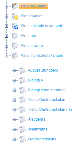 Sida 13/21 Bild 19 Text när frågor saknas för aktuellt urval under steg 2 och 3. 3.4 Utseende 3.4.1 Genomgång av sorteringsordning av olika listor i edwise 3.4.1.1 Sorteringsordning av filmappar i filhanteraren Nu sorteras alla undermappar till huvudmapparna i filträdet i bokstavsordning.