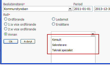 3 Tillägg 3.1 Förtroendevald 3.1.1 Tillägg eller borttag av förtroendevalds uppdrag mot beslutsinstans Tillägg eller borttag av förtroendevalds uppdrag mot beslutsinstans ska uppdateras i kommande möten.