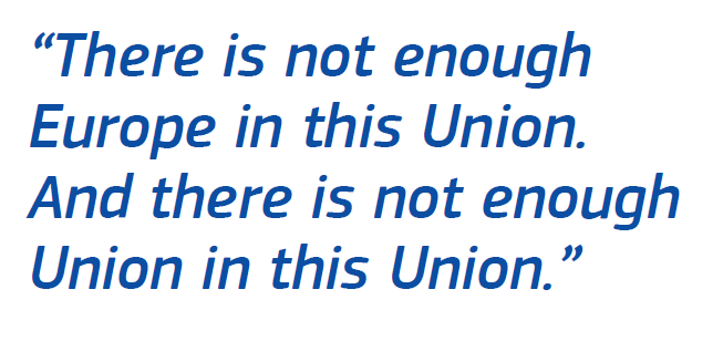 Junckers tal om unionens tillstånd en dyster bild