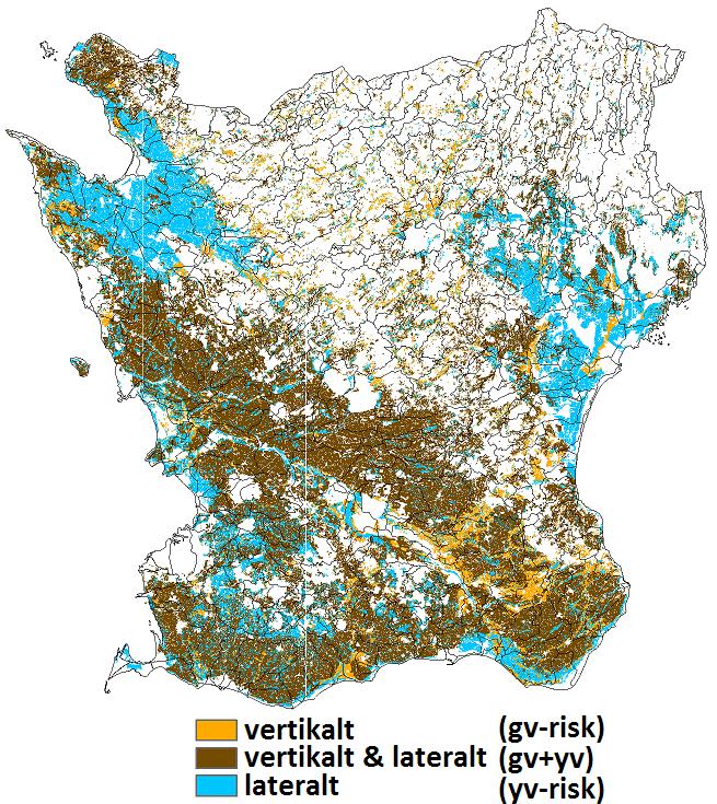 I de få fall där utspädningsfaktorn beräknas vara högre än 1 så sätts den till 1 istället. Detta eftersom koncentrationen annars skulle vara högre i vattendraget än i dräneringsröret (orimligt).