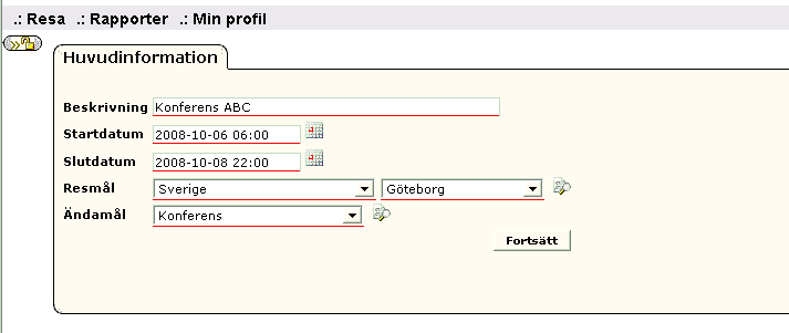 2 Under Min profil kan du välja om du vill ha en svensk eller engelsk version av programmet. Välj detta under Språk. OBS: Språkinställningarna börjar gälla efter nästa inloggning.