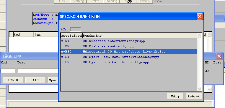 Sida 4 (5) 5. 6. Klicka på knappen Spec stud för att komma till vallistan för specialstudiekoder och välj aktuell kod.