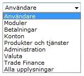 Status Följande sökkriterier finns under Status. Sökkriterier Aktivt avtal Saknar godkännande Nytt avtal Resultat Visar användarna på det aktiva avtalet.