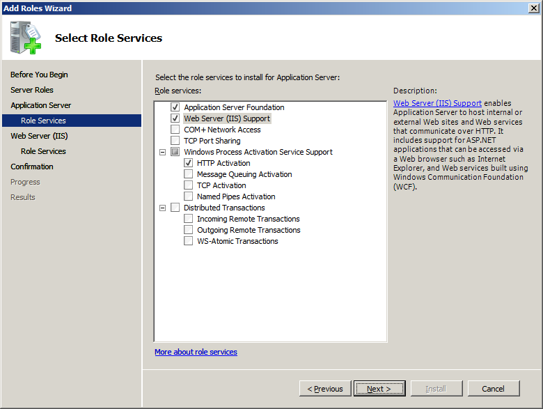 Installation av IIS för Windows Server 2008 För att kunna installera Hogia Webbrapporter behöver Windows Server 2008 vara uppsatt med Internet Information Server (IIS).