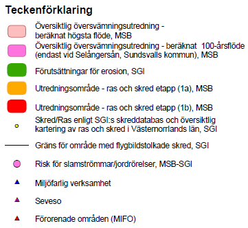 3.10 Miljöfarlig verksamhet I närområdet finns en tillståndspliktigt miljöfarliga verksamhet. Ullångers reningsverk renar avloppsvatten och verksamheten har prövningsnivå B.