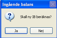 OBS!!!! Kom ihåg att ta bort bocken Ska diff i verif.reg godtas efter korrigering. Kör nytt Periodavslut se punkt 2 och sedan går det att avsluta gamla året se punkt 3.