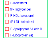 Rutinanalyser Klin kem, AS Klassiska lipidparametrar Moderna lipidparametrar Främst genetiskt