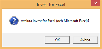 2.11 Skrivare Under Arkiv i Invest for Excel -menyn väljer man Skriv ut och därefter lämplig skrivare för utskrift. 2.