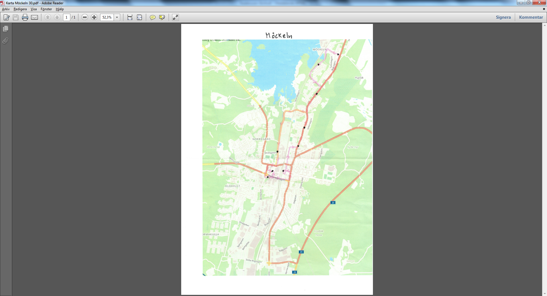 Beslutsunderlag Diarienr: 15RK1496 Handläggare: Patrik Tidåsen, Länstrafiken Kronoberg Datum: 2015-09-23 Linjesträckning