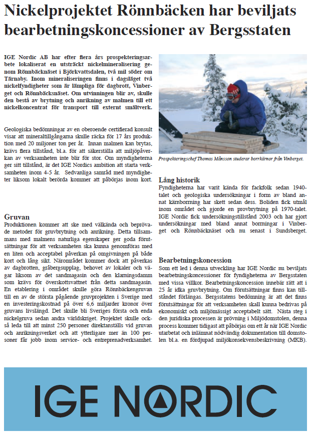 Information till