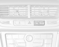 78 Instrument och reglage Deaktivering av airbag Kontrollamporna sitter på instrumentpanelen. d för passagerarairbagen fram lyser.