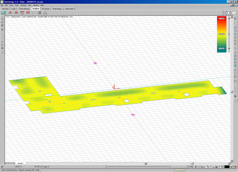 3.2. Valda program 3.2.1.StruSoft FEM-design FEM-Design är ett samlingsnamn för StruSofts olika dimensioneringsprogram som baseras på Finita Elementmetoden.