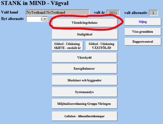 Gröda, areal, skörd och eventuell mängd bortförda skörderester läggs in i Gödslingsplan för växtföljd i Stank in Mind (använd knappen Gå till STANK ).