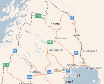Kalix. (Väg 721 Rian samt E4 vid Setra såg) Test av LED, Plasma och Induktionslampor. Haparanda.