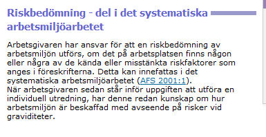 Introduktion Arbetsmiljöverket tar fram föreskrifter som vi skall förhålla oss till detta