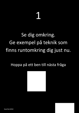 Lådpedagogik för att göra tekniken mer konkret och synlig Upplägg KomTeks lådpedagogik riktar sig till pedagoger som enligt sitt uppdrag ska undervisa elever i teknik, men som av olika anledningar