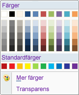 Formatpensel Starta genom att välja den symbol med de egenskaper som ska överföras. Tryck på formatpenseln. Muspekaren ändrar utseende till en pensel. Välj målsymbolen genom att aktivera den.