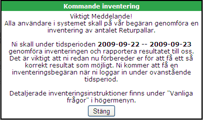 komma i kontakt med andra användare i systemet. Kontaktuppgifter till användare i systemet hittar du även under Sök användare i Returportalen. 4.