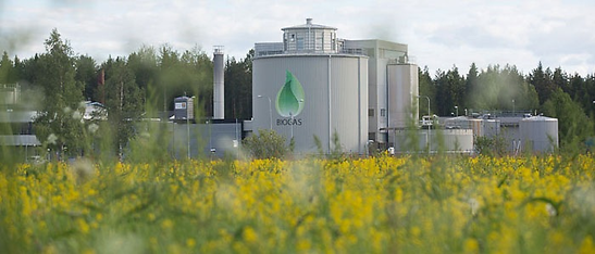 Här är en bild på Skellefteås Biogas