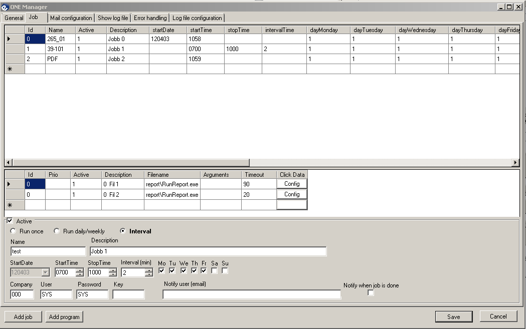 Evodev ONE Programmet är en Windowstjänst som startar Garp och därefter kör valfria program.