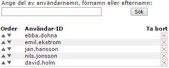 Tips Om visning av uppringande parts nummer väljs, kan växeln lägga till en ändelse för att visa att samtalet kommer från svarsgruppen, till exempel de sista fyra siffrorna i gruppnumret.