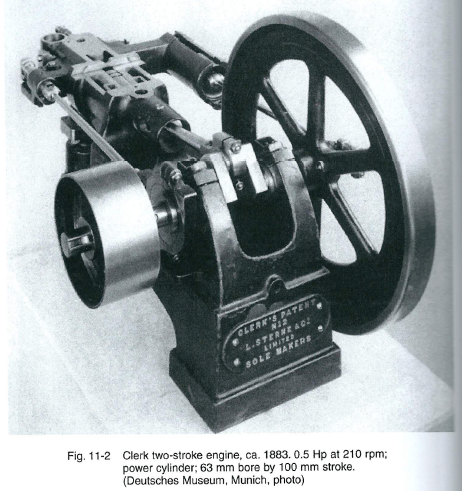 Dugald Cleark (1854-1932) Engelsman som a gnade minst 10 a r av sin tidiga karria r till utveckling av tva taktsmotorn.