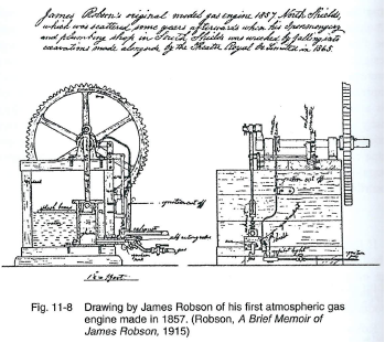 James Robson (1833-1913) Engelsman som byggde tvåtaktsmotorer samtidigt som Cleark vilket ledde till dispyt om hurvida det var en Cleark cykel eller Robson cykel.