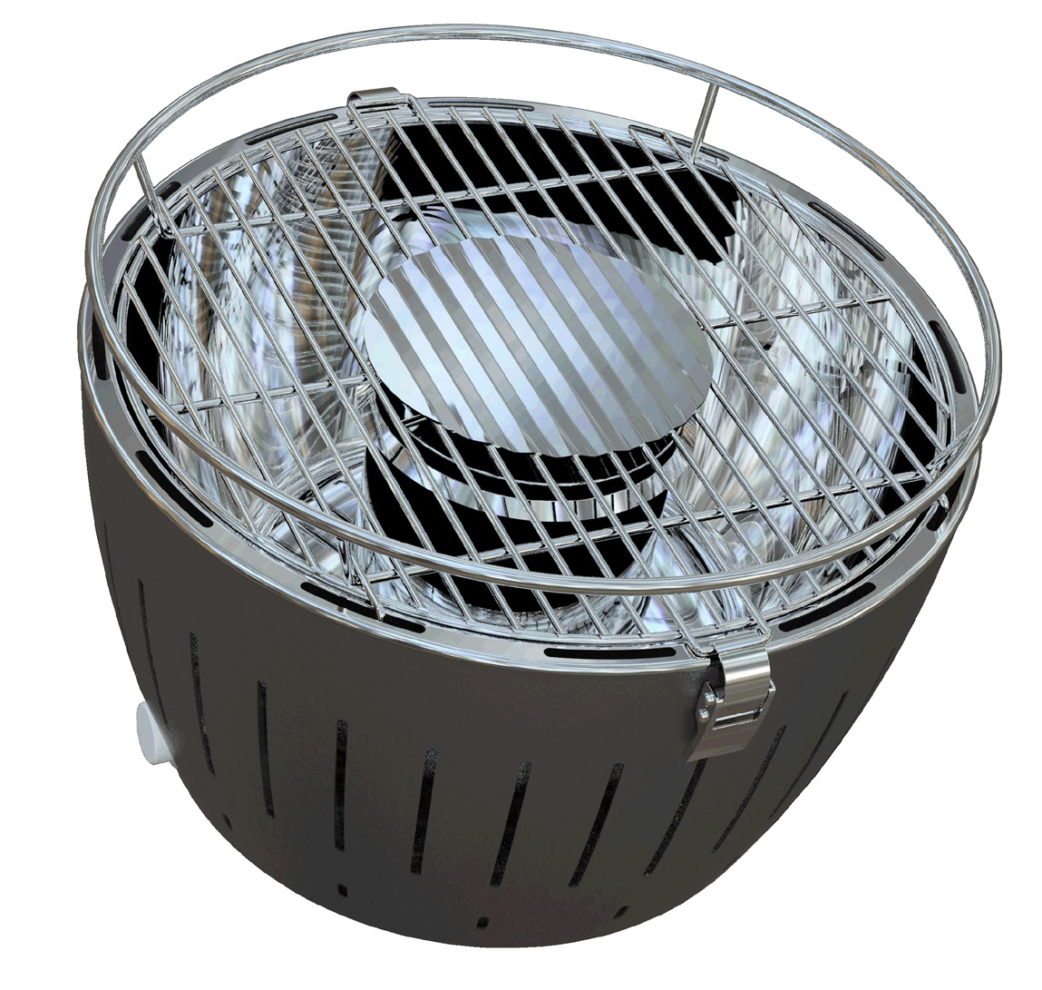 LotusGrill DER RAUCHFREIE HOLZKOHLEGRILL BEDIENUNGSANLEITUNG FIN SPA ITA FRA ENG DEU INSTRUCTION MANUAL Charcoal Table Grill Type G340 MODE D EMPLOI