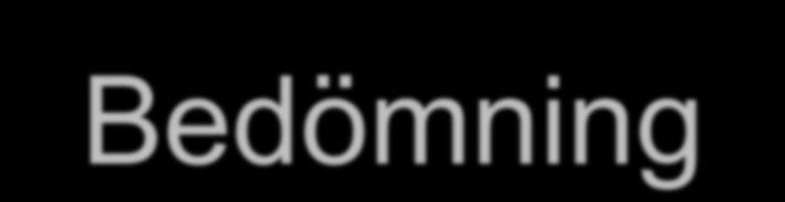 Bedömning Bedömning innebär en sammanfattande beskrivning av en persons tillstånd i ett visst avseende, grundad på anamnes, utredning och analys (- jfr diagnos).