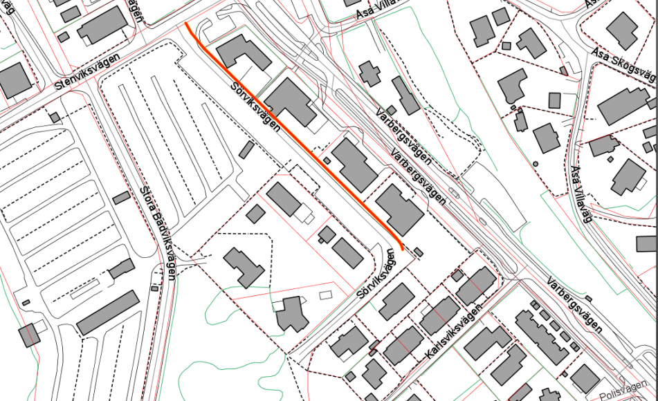 1384 2015-00172 Kungsbacka kommuns lokala trafikföreskrifter om förbud att parkera på Sörviksvägen; beslutade den 1 oktober 2015. Kungsbacka kommun föreskriver med stöd av 10 kap.