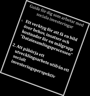 Länsstyrelsen och Regionförbundet arbetat fram för Uppsala län; Konkret exempel av arbete med sociala investeringar Monica Pärus, Aktiv Samhällsutveckling (bildspelet bifogas som ett separat