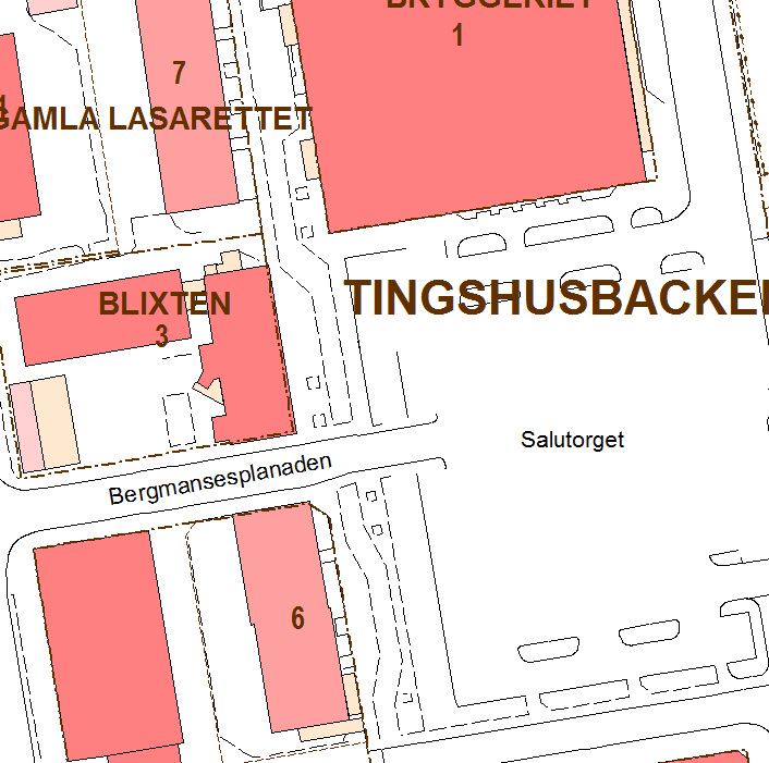 2 (12) PLANENS SYFTE PLANDATA Områdets läge och areal Planområdet är beläget i Hudiksvalls centrum, intill Salutorget och omfattar ca 50 m 2. Planområdet är markerat i grönt.