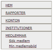 Handbok ODD FELLOW medlemssystem Det går bra att söka alla institutioner i en viss ort, eller efter namn eller postnummerområder etcetera.